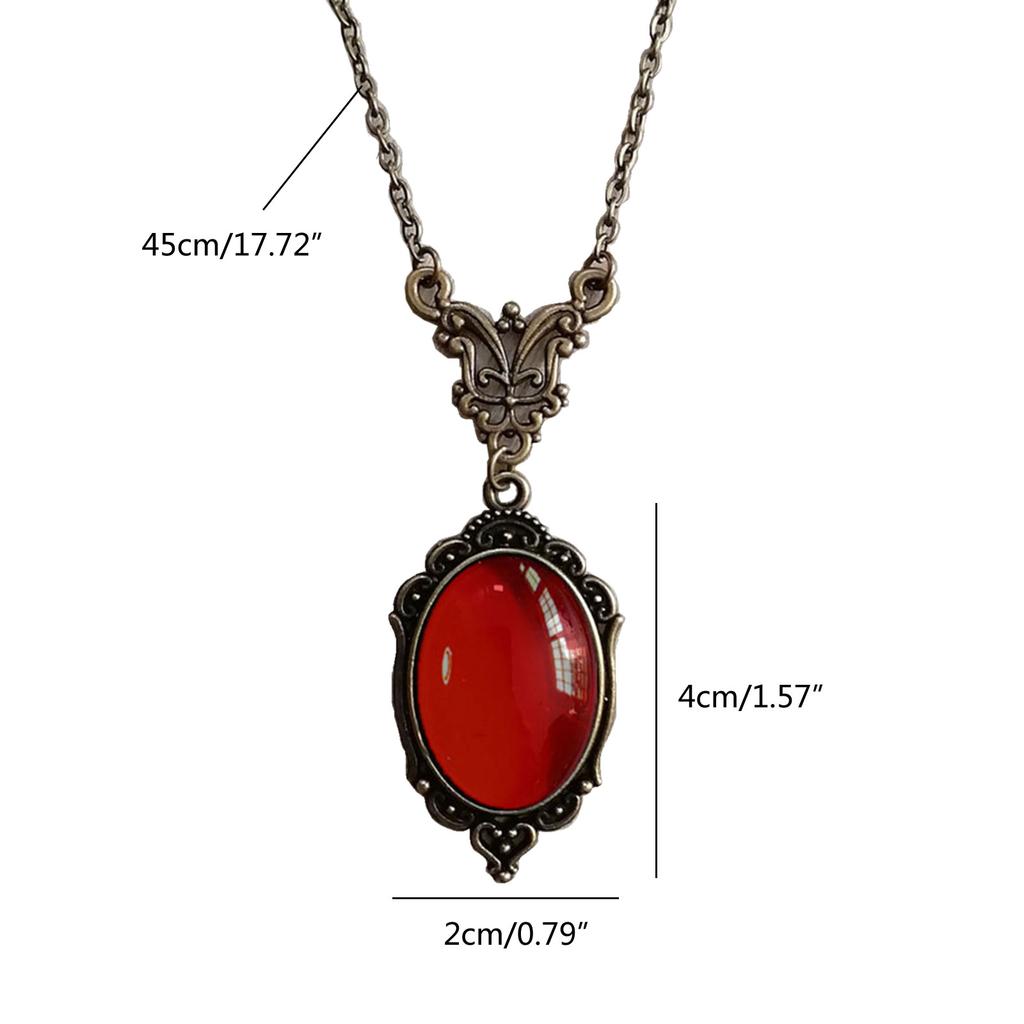 Vintage Pendant Chain Necklace Women Fashion Jewelry Vintage Charm Accessories