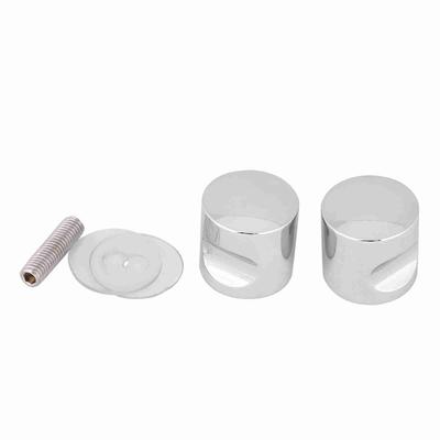 Pomo Manija de Tracción de Aleación de Aluminio Cromado para Herrajes de Puerta de Vidrio de Ducha de Baño para el Hogar #3