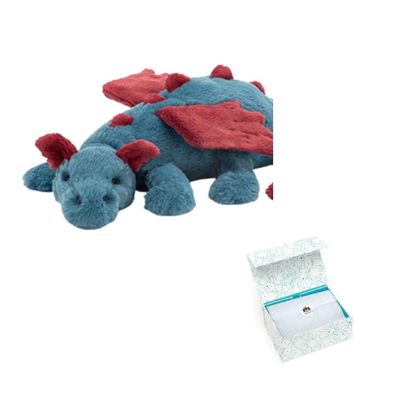 Jellycat Mythical Animals Dexteron Dinosaur Doll Plush Figure 7cm/12cm/19cm Height Length 26cm/50cm/56cm Length