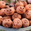 20Pcs Halloween Mini Pumpkin Decorations Resin Miniature Pumpkins Figurines Statues Ghost Themed Crafts Sculptures
