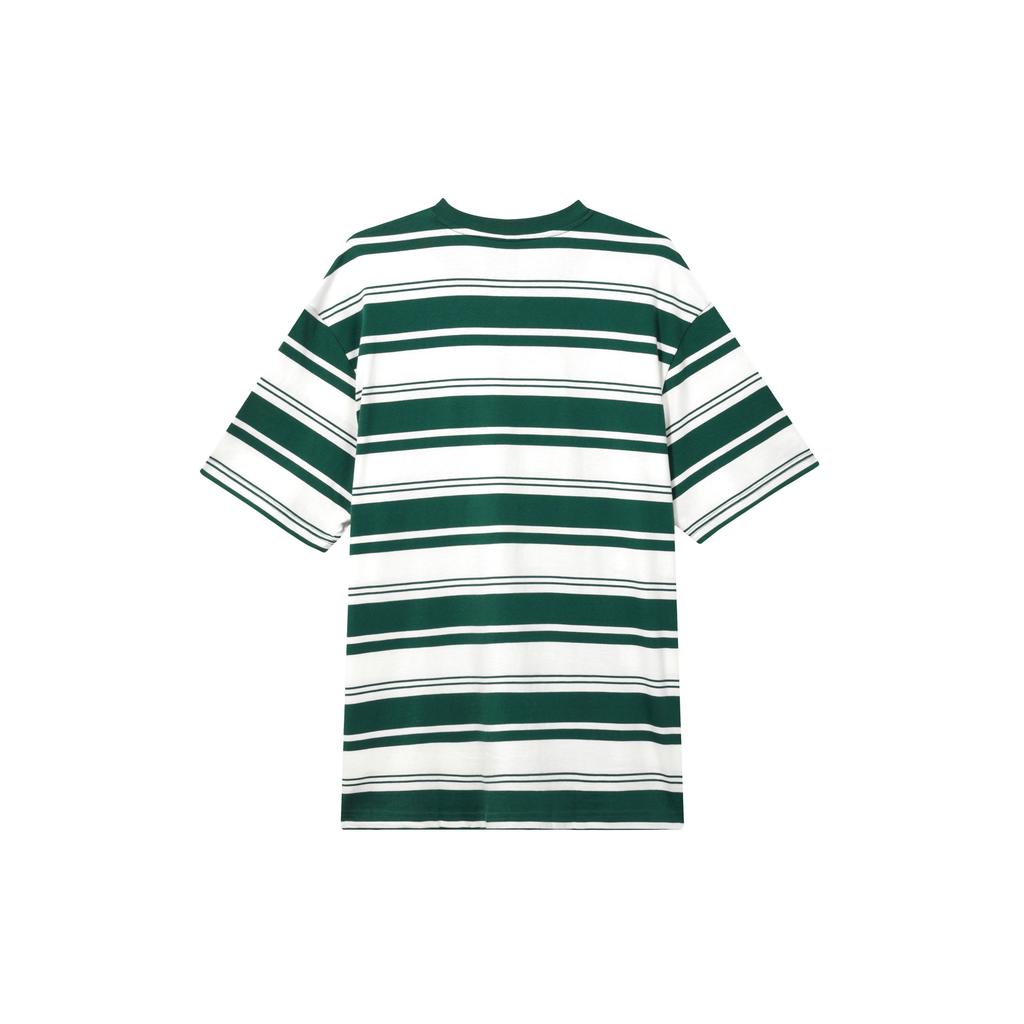 Adidas Light Sports Color-Block Casual Crew Neck Short Sleeve T-Shirt Men Tops Forest-Green IS4958