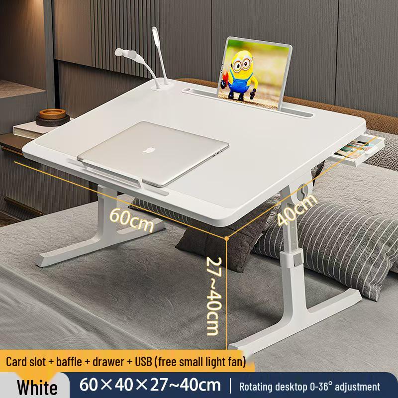 Foldable Bedside Table for Reading, Writing, and Computing - Ideal for Students and Dorms