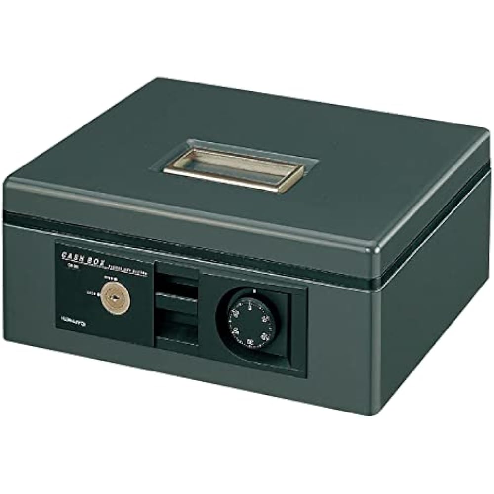 Kokuyo (KOKUYO) CB-12DM Handbag Safe with Dial B5 Gray