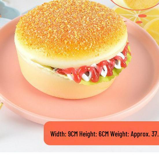 Simuliertes Hamburger-Sandwich-Modellspielzeug für Auslage, Dekoration und Fotografie