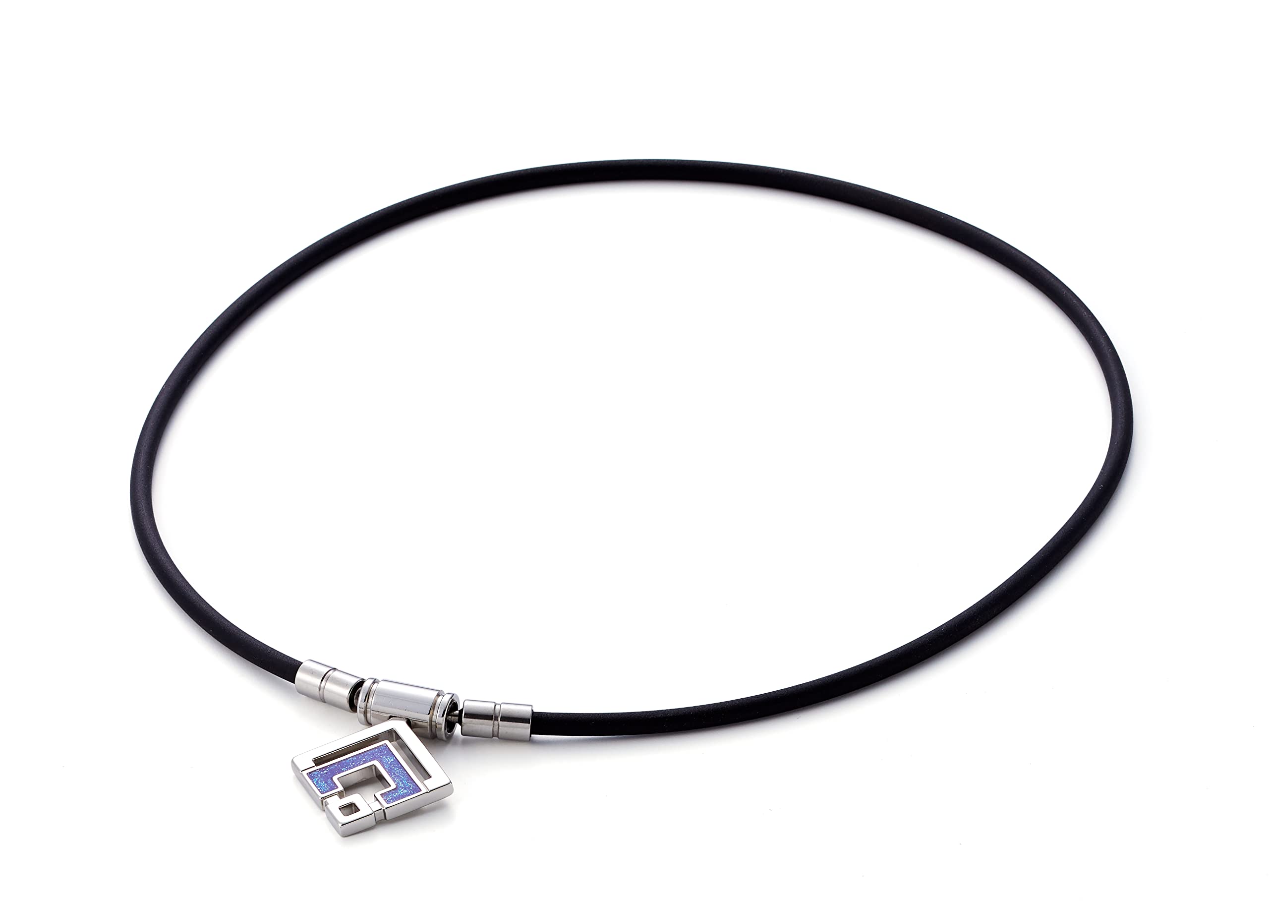 TAO Necklace Slim ARANmini Silver x Blue Glitter LL ABARO07LL [Colantotte]