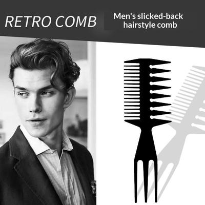 3/4 Stück Styling-Kamm-Set für Männer Haarstyling - Grobzahnkamm Haarkamm Texturkamm Zurückgekämmt Undercut Antistatischer Kamm