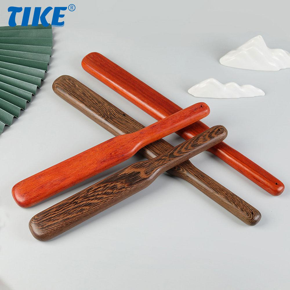 Guasha Wood Stick Tools Wooden Therapy Scraping Lymphatic Drainage Massager, Handheld Self Treatment Gua Sha Tools For Back Leg