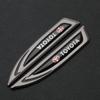 2Pcs Car Metal Alloy Logo Auto Body Side Fender Knife Badge Stickers For Fortuner Chr Prius Verso Hiace Yaris Trd Corolla