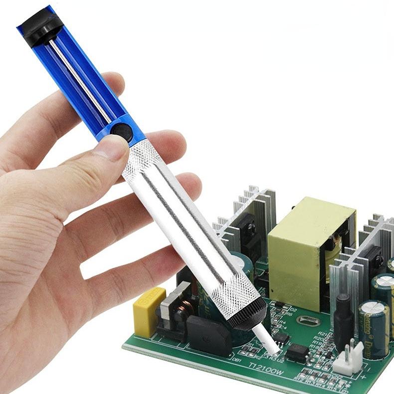 Aluminum Metal Desoldering Pump Suction Gun Soldering Sucker  Removal Vacuum Soldering Iron Desolder Hand Welding Tools