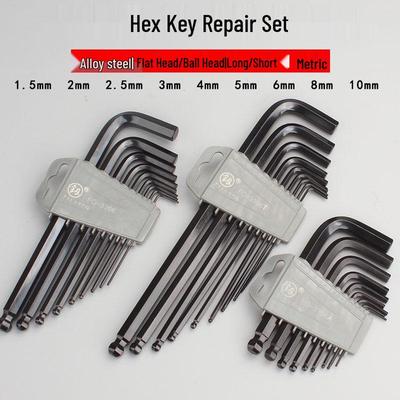 Fukuoka Tools Hex Wrench Set - 6-Point Hexagon Screwdriver Tool