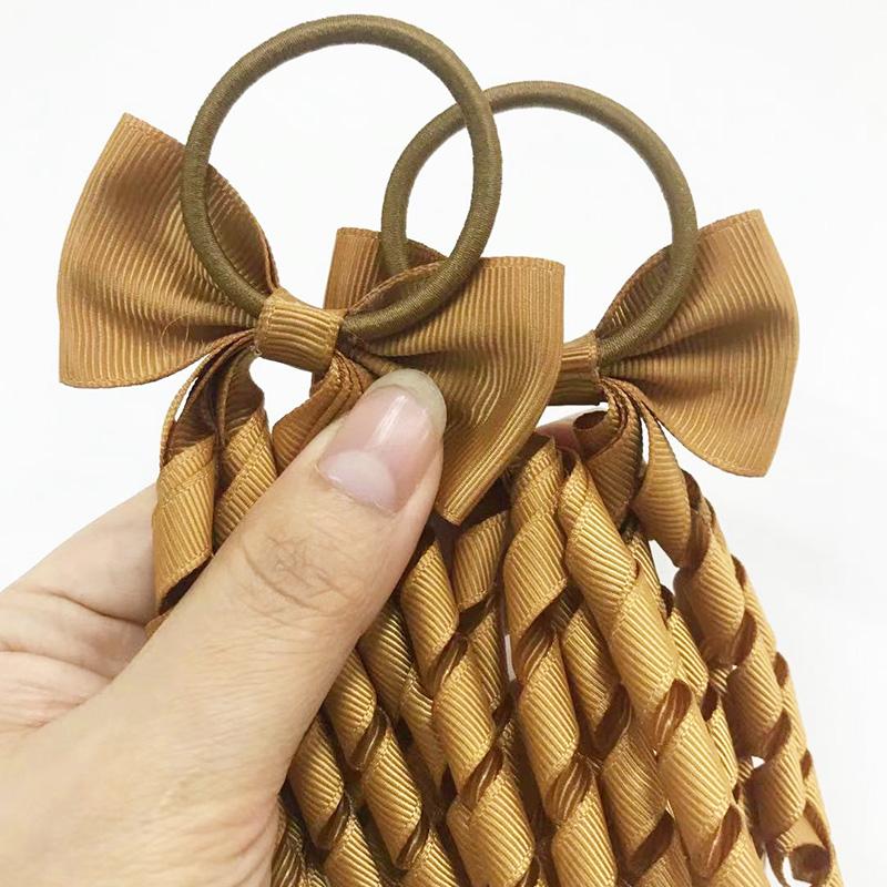 Girl Rubber Band Hair Rope Cheerleader Girl Hair Tie Hair Ring Ponytail Holder Bowknot Headdress