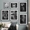 Black White Lion Tiger Leopard Beast Quotes Nordic Posters And Prints Wall Art Canvas Painting Pictures For Living Room Decor