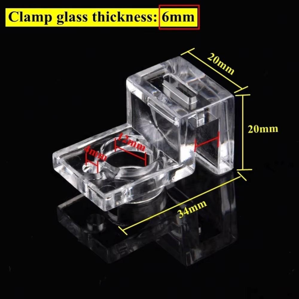 1PC Acrylic Aquarium Lid Cover Support Holder Transparent Fish Tank Acrylic Clips Holder  Fish Tank