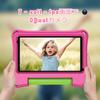 Tablet with Android Supports Learning and Online 4GB RAM 32GB ROM Includes Kids Case Perfect Gift 7-inch Kids' 13, Classes, Quad-Core CPU, +