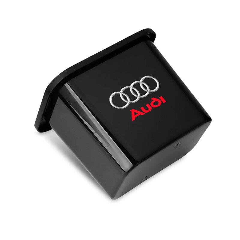 1Pcs Car Hanging Trash Bin Seat Back Storage Box Phone Holder Hook For Audi C7 C6 C5 B5 B6 B7 B8 B9 D3 Q3 Q5 Q7 TT A1 A3 A4 A5 A6 A7