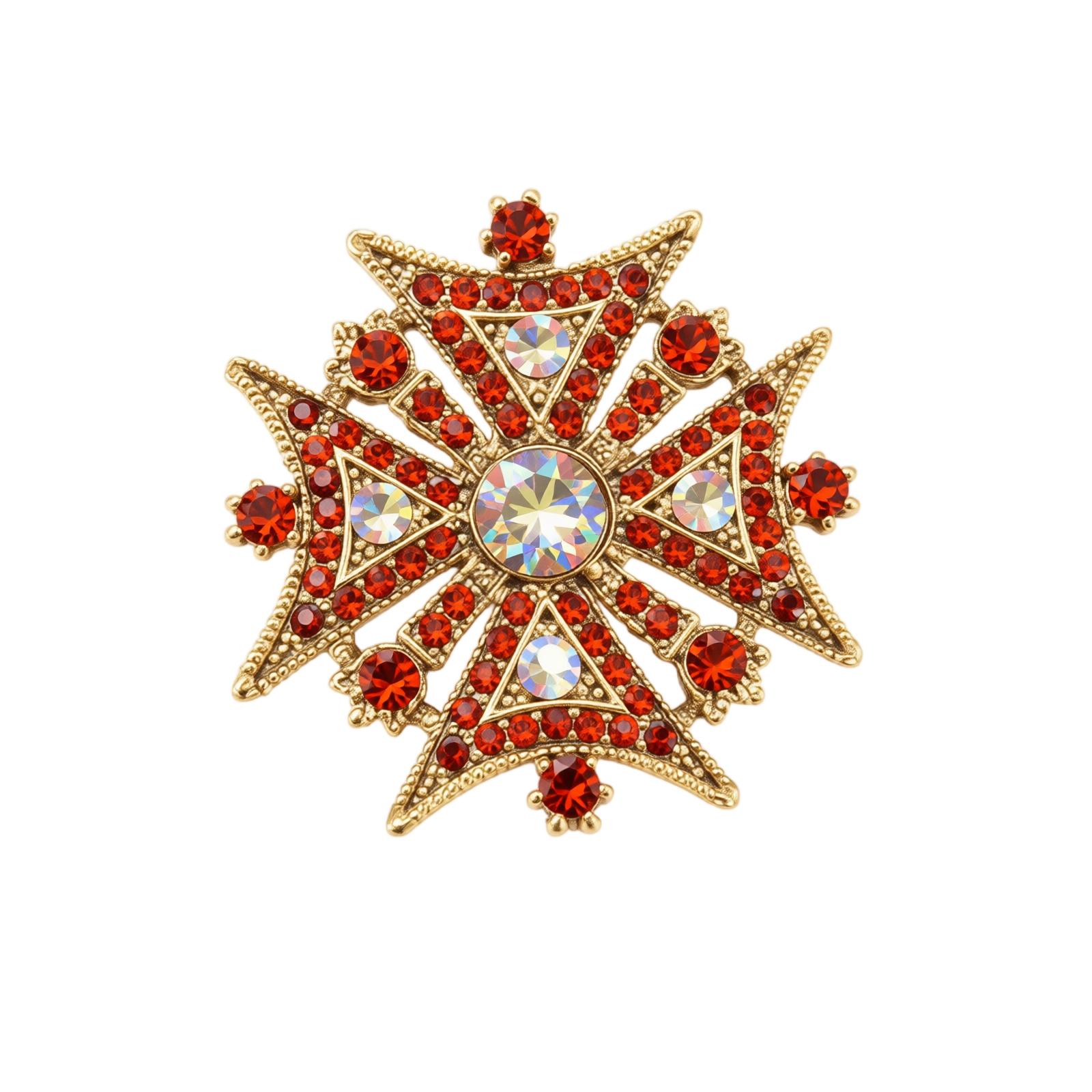 Vintage Brooch Pin Versatile Accessory for Women one size