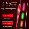 0.65mm Ultra-fine Diamond High-Brightness Hard Tail OLED Dual-Use Luminous Carp Float for Day/Night Fishing