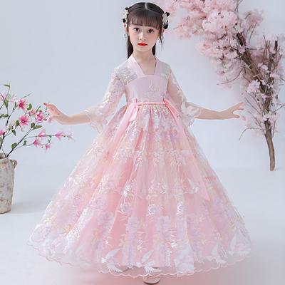 Girl Hanfu Ancient Costume Children Chinese Style Little Girl Dress Tang Dress Princess Skirt National Costume Children