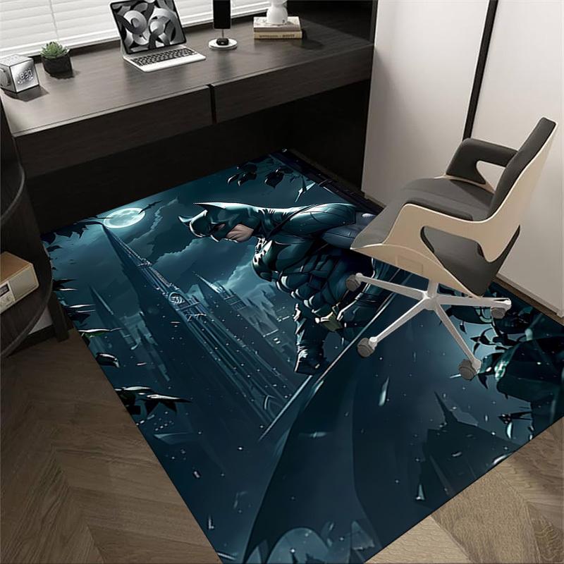 

1pc Batman Night Cityscape Carpet, for Home & Office Decor, Desk Chair Carpet, Festive GiftL1355 60cm by 90cm