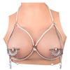Metal Nipple Clamps Chain Chest Wear BDSM Lingerie Adult Couples Flirting Sex Toy