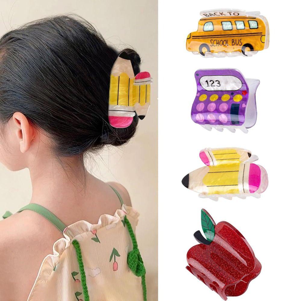 

Cartoon Barrettes Pencil Headwear Cute Hair Claw Clip Hair Accessories Style D