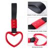 Car JDM Round Heart Pendant Handle Hand Strap  Rear Bumper Warning Hanging Oranament Car Train Bus Auto Decoration