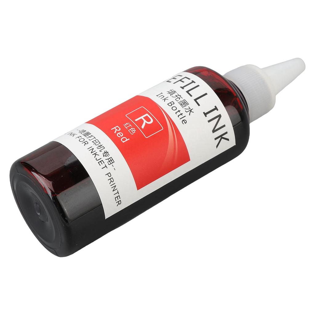 Stamp Refill Ink 100ml High Adhesion Quick Drying Colorfast Widely Used Egg Dater Ink for Business School Family