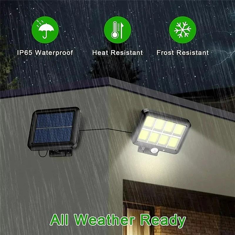 1Pcs Solar Sensor Split Wall Lamp 3 Mode Waterproof Motion Garden Street Lights Solar Lamp Garden Light