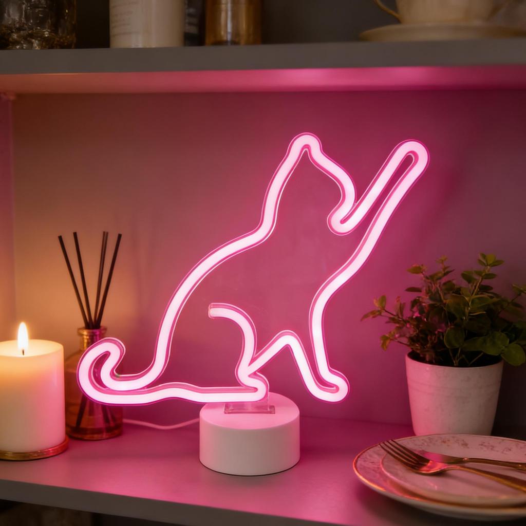 LED Planet Neon Light – Creative Rainbow-Shaped Table Lamp for Room Décor and Atmosphere