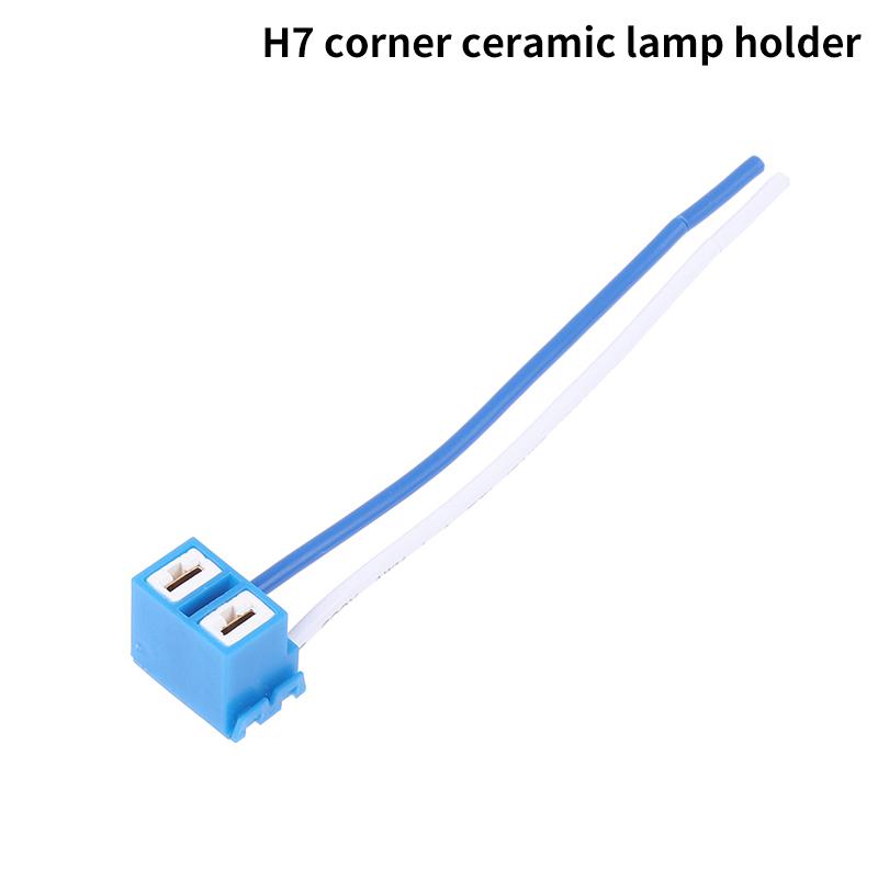 H7 H4 Car Truck Female Male Ceramic Headlight Extension Connector Plug Light Lamp Bulb Socket Adapter 12V 4A