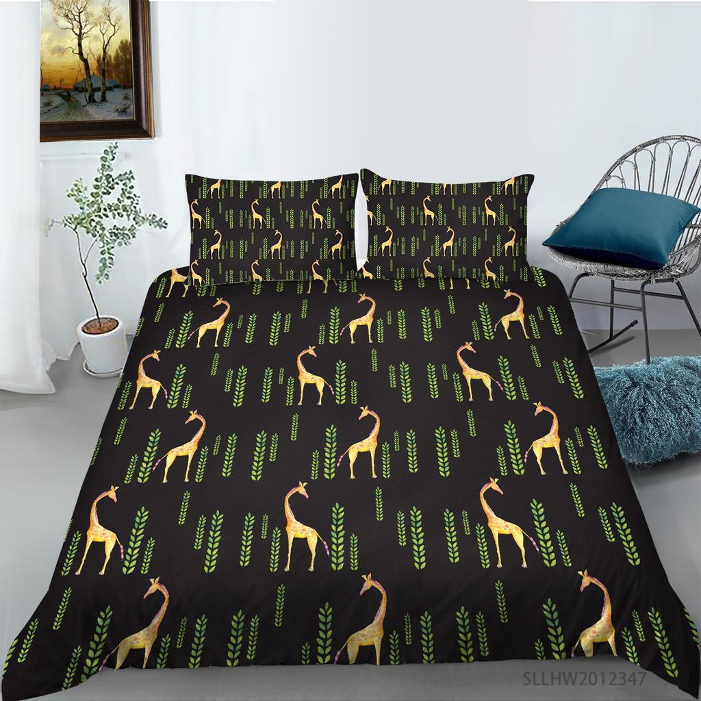 Literie graphique 3D motif coloré housse de couette et taie d'oreiller 2 ou 3 morceaux de tissu en microfibre avec fermeture éclair lavable super doux décoration de la maison
