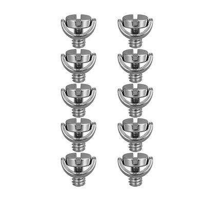 10pcs 1/4"-20 D Shaft D-ring Mounting Screw Adapter Tripod Monopod Quick Release Plate Camera