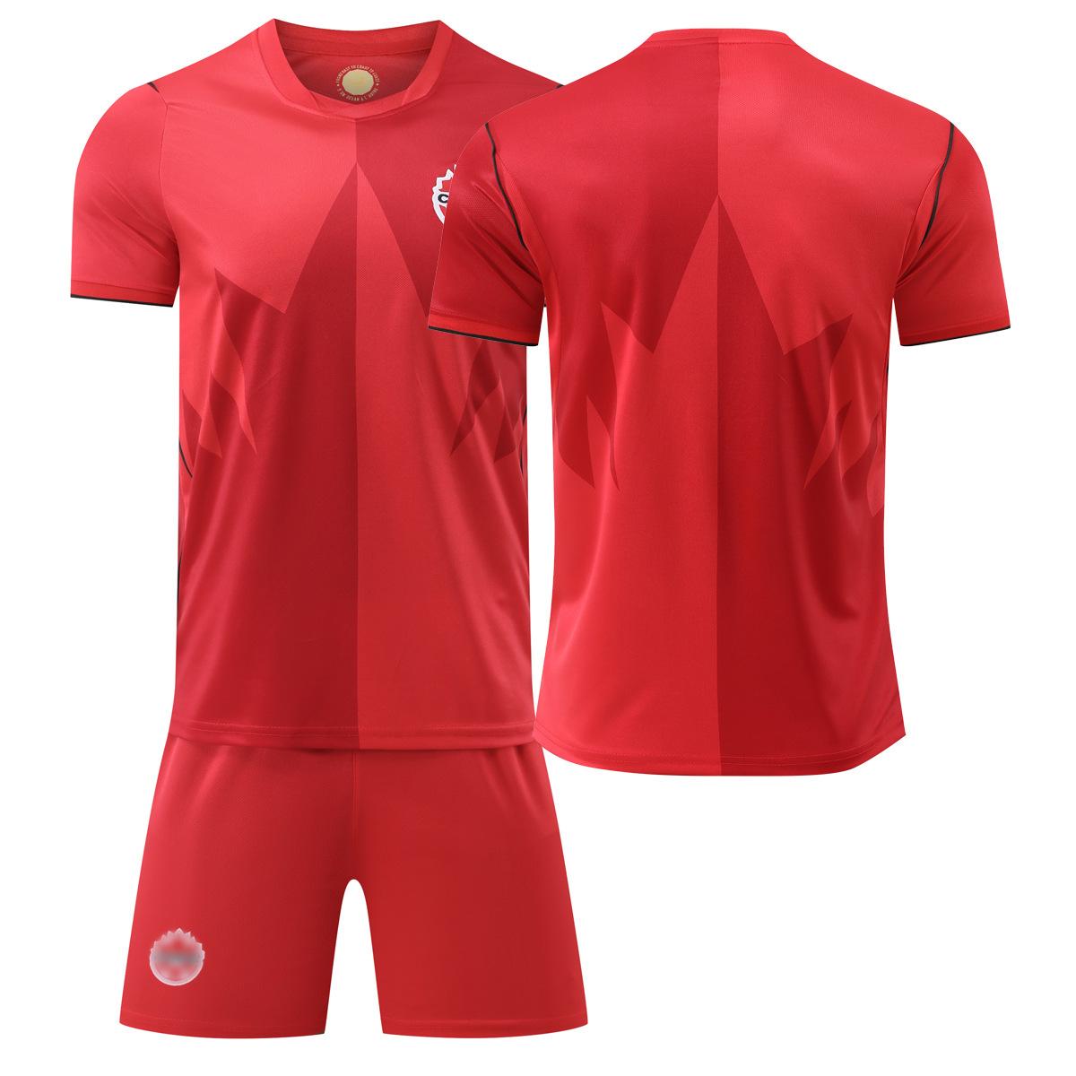 Cross-border 2026 football jersey set, US-Canada-Mexico World Cup Canada home and away jersey, adult and children s factory approval 16