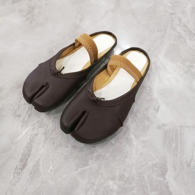 

Жіночі 2024 Плісовані балетки Tabi з розділеним пальцем і бантом 39