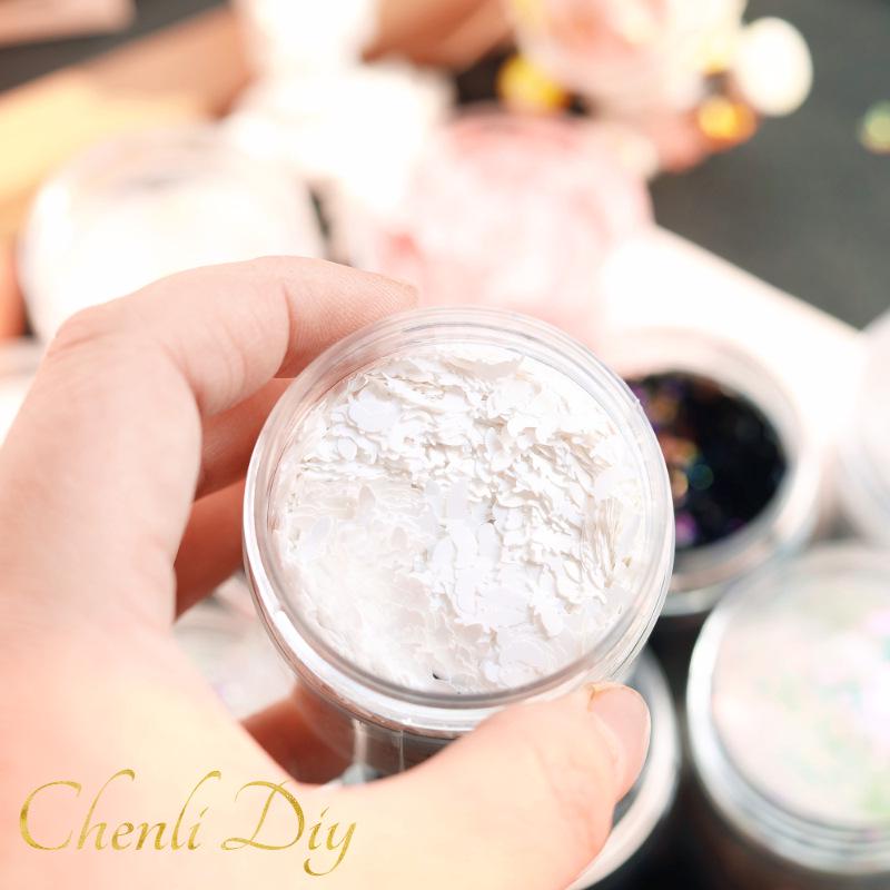 

Неровный песочный поток Патчи для глаз с перьями и пайетками - Ручные блестящие украшения (Большая бутылка) 6g