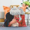 InuY-Yasha Cartoon Animation Pillow Gift Home Office Decoration Pillow Bedroom Sofa Car Cushion CoverPillow Case
