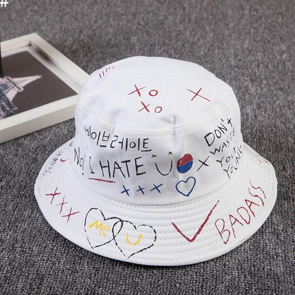 Hip Hop Bucket Hat Personalized Graffiti Style For Unisex Fisherman Hat Fisherman Hat Hip Hop Cap