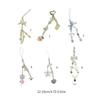 Unique Butterfly Beaded Mobile Phone Pendant Lanyard Embellishment Keychain Keyring Bag Accessory for Fashion Enthusiast
