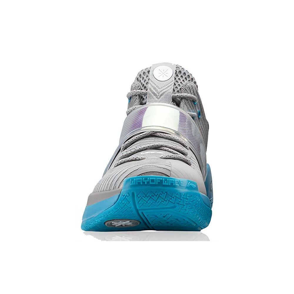 Li Ning WOW 6 Low top Basketball Shoes Men's White Blue ABAM089-81