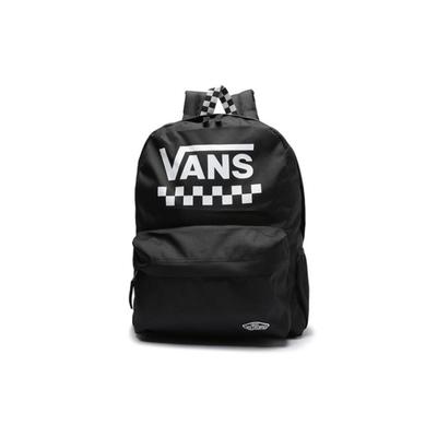 Mochila de Poliéster Regular Unissex Preta Vans VN0A49ZJ56M