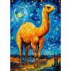 Owl Panda Raccoon Cow Tiger Cat Duck Starry Night Van Gogh Canvas Painting Abstract Posters Print Wall Art Pictures Home Decor