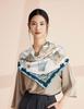 Women's 100% Mulberry Silk Scarf, 90cm Square, 14 Momme Shawl - Perfect Gift for Mother, Girlfriend, Birthday or Festival