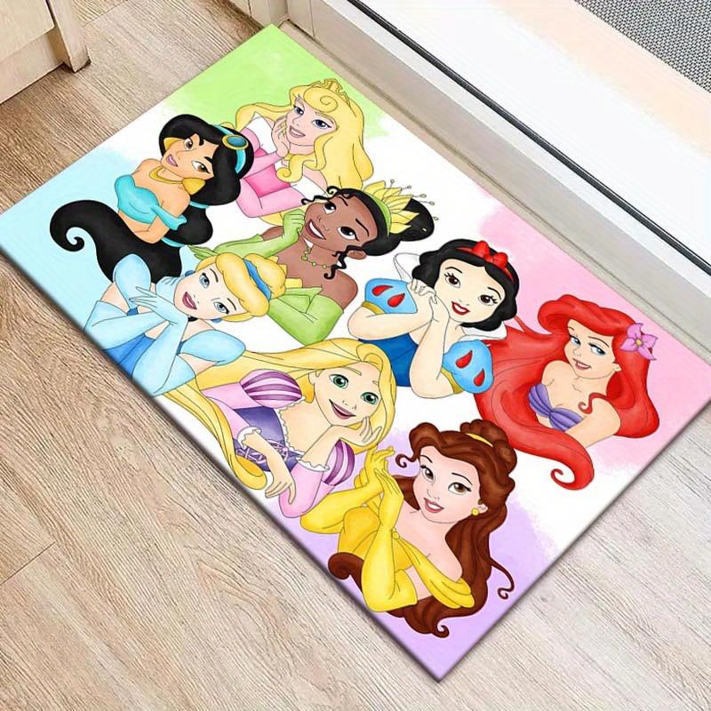 

1pc Princess Pattern Area Rug Soft Flannel Floor Mat for Living Room, Bedroom, Sofa Coffee Table Floor Mat 60cm by 90cm