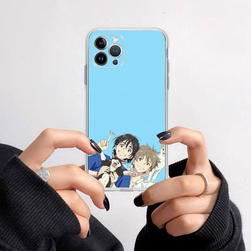 Anime Movie Umibe No Etranger Phone Case For iPhone 14 13 12 11 Pro Max XS X XR SE 2020 6 7 8 Plus Mini Transparent Shell
