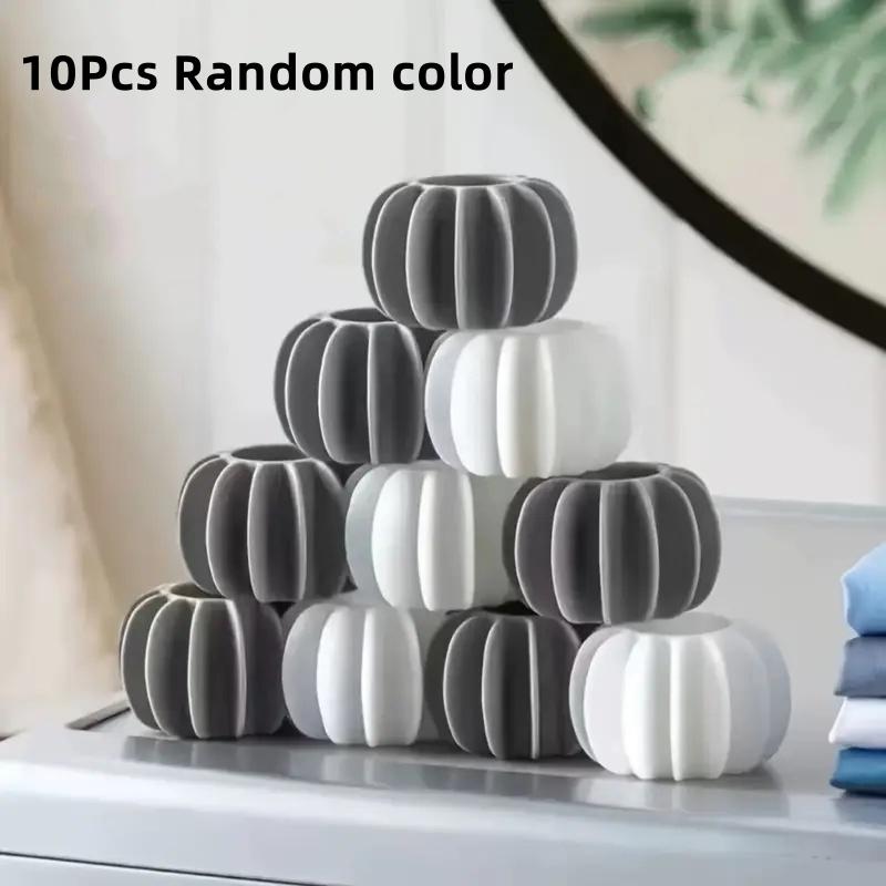 5/10 Stück Wiederverwendbare Silikon-Wäschebälle Anti-Verwicklung Weiche Waschmaschinenbälle für Glatte Knitterfreie Kleidung Reinigungsbälle