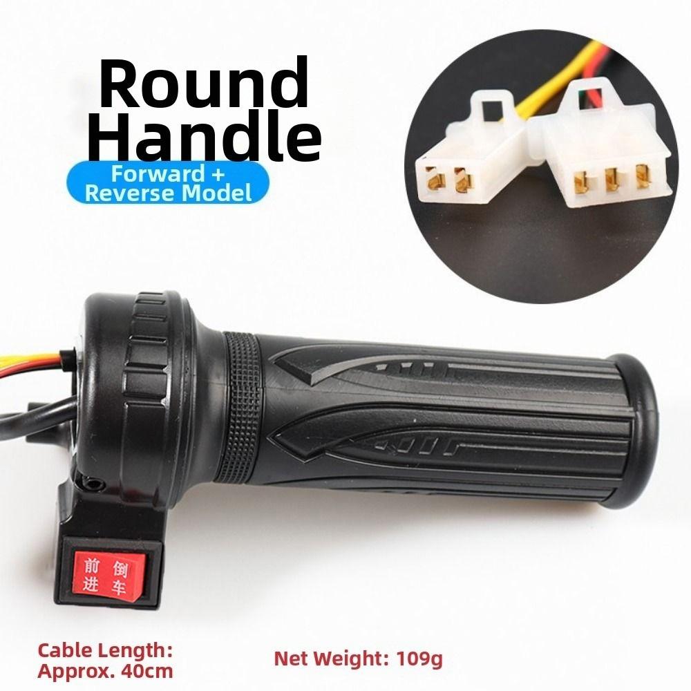 Black Electric Vehicle Handlebar Multistyles E-Bike Twist Throttle Reverse Switch Accessories