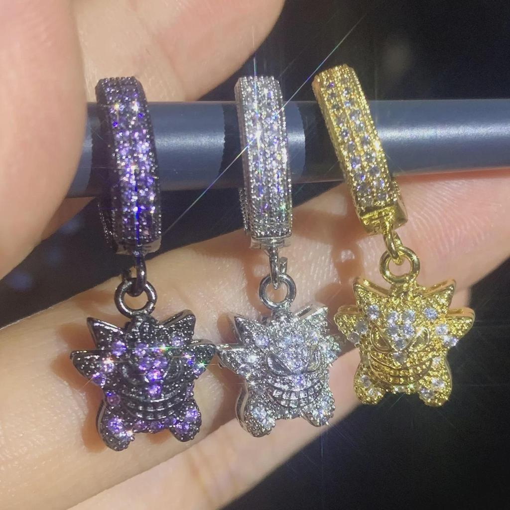 Hip-hop Tingjie Jewelry: Trendy Personality European & American Geng Gui Cross Earrings