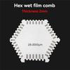 AEE4-Stainless Steel Wet Film Comb Paint Coating Wet Film Thickness Gauge Comb Gauge Film