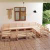 Day and Night - Day and Night Garden Furniture Set 12 Pieces Solid Pine Wood