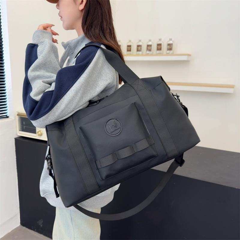 Travel and Business Trips, Large Capacity Casual Hand Luggage Bag Dry and Wet Separation Sports Training Fitness Bag Can Be Used To Pull Rod